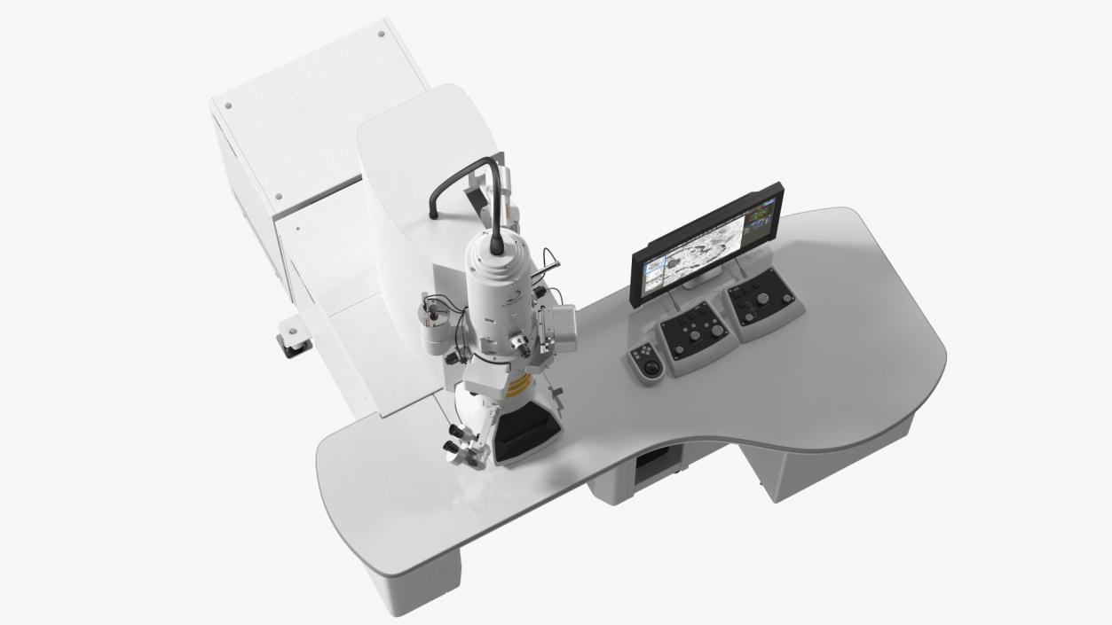 Transmission Electron Microscope JEOL With Control System 3D