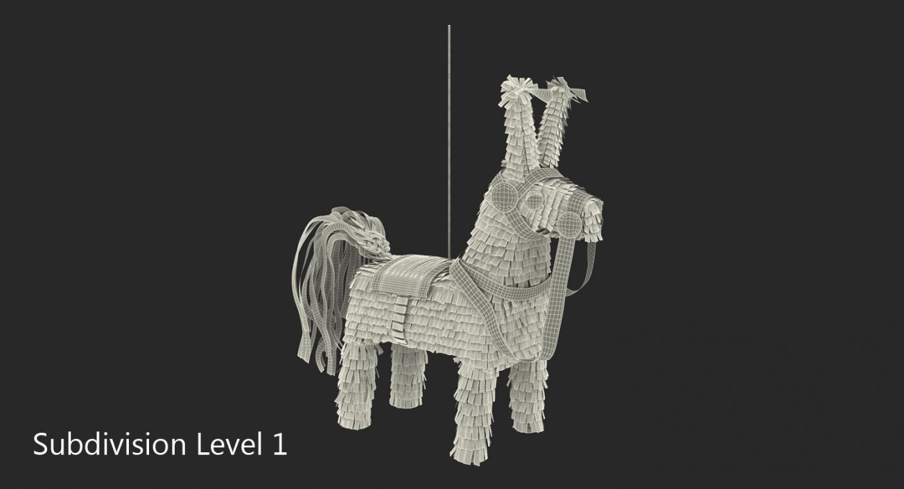 3D Mexican Donkey Pinata