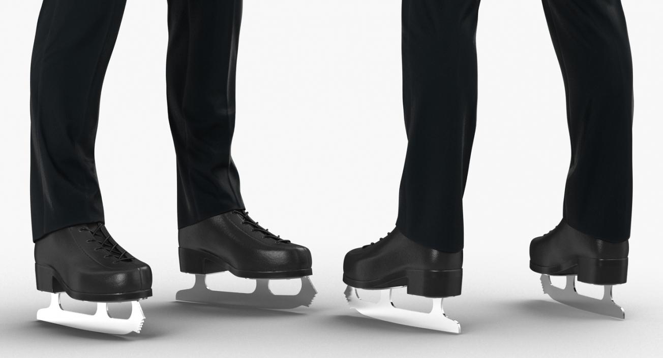 3D Male Figure Skater model