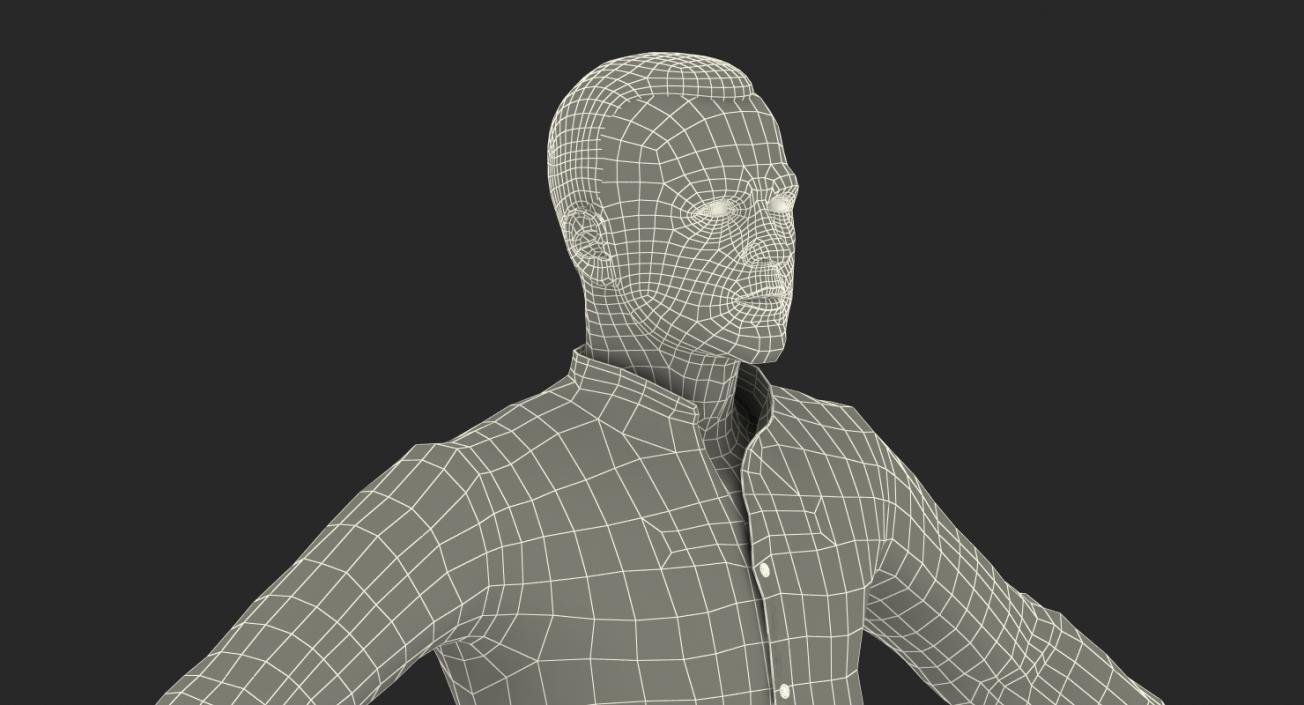 3D Male Figure Skater model