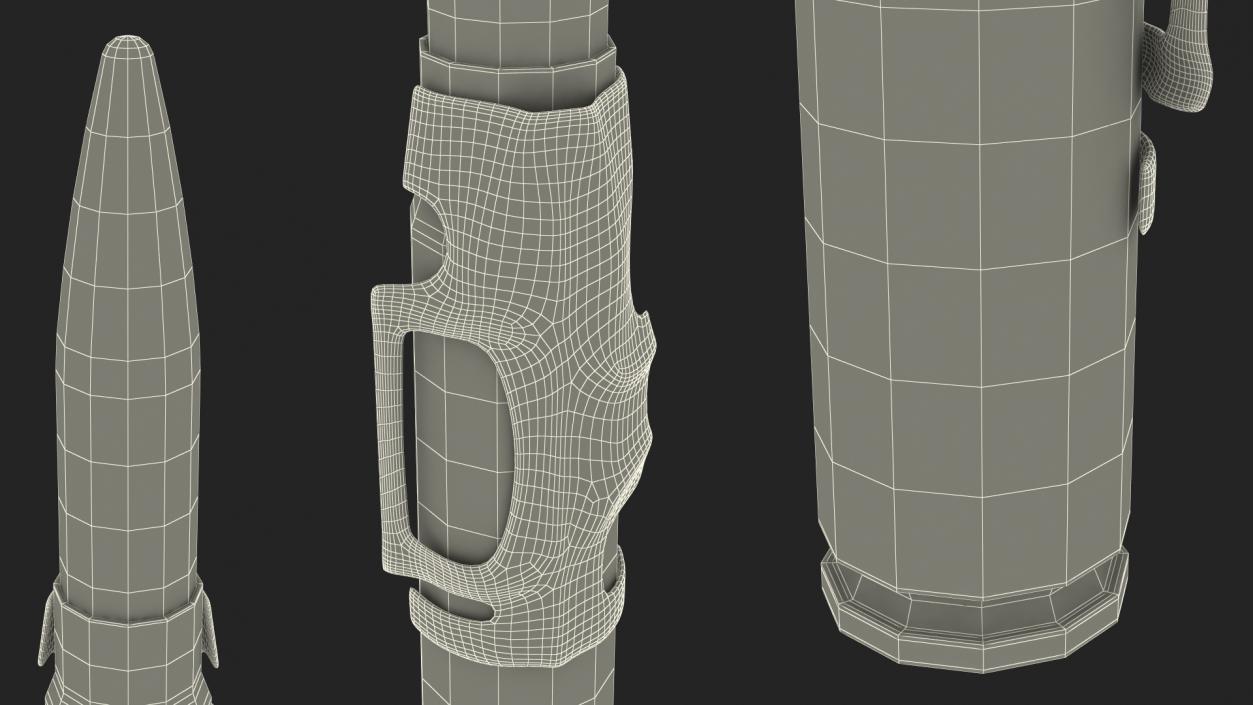 Cartridge for Gryazev-Shipunov GSh-30-1 3D model