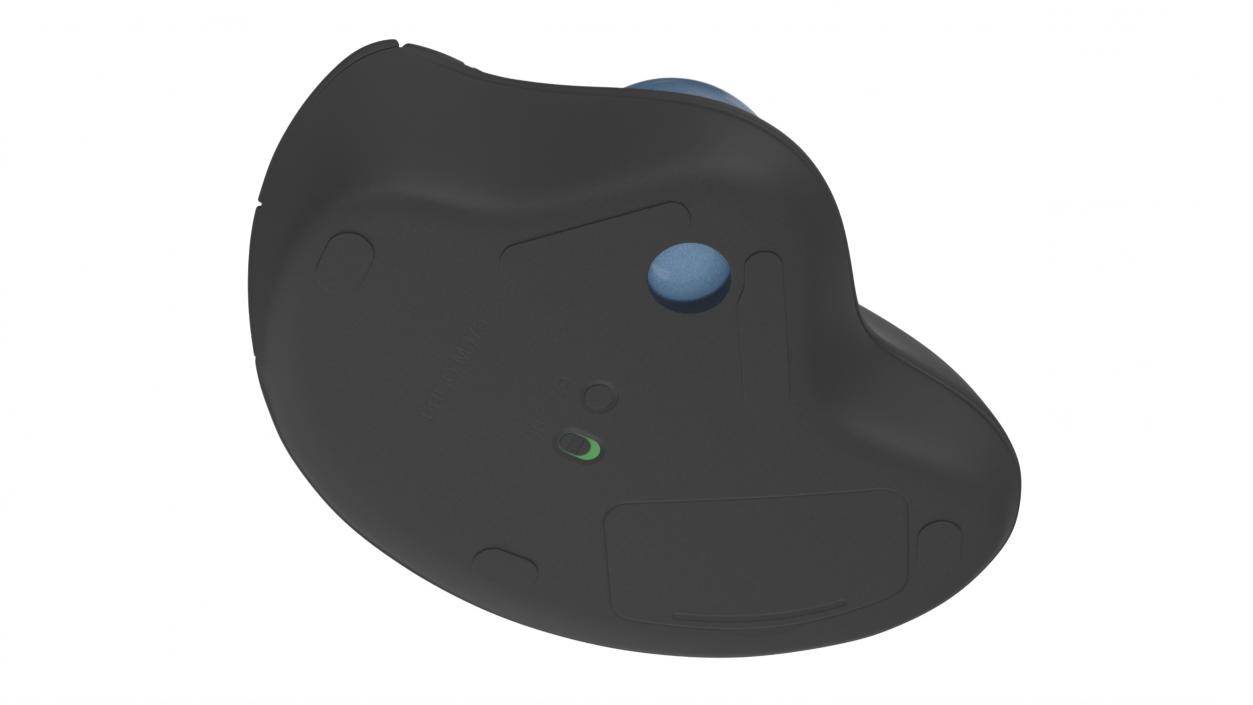 Wireless Trackball Mouse Logitech Ergo M575 Black 3D model