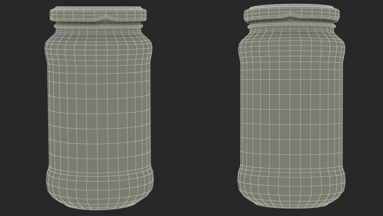 3D Glass Bottles Collection 4