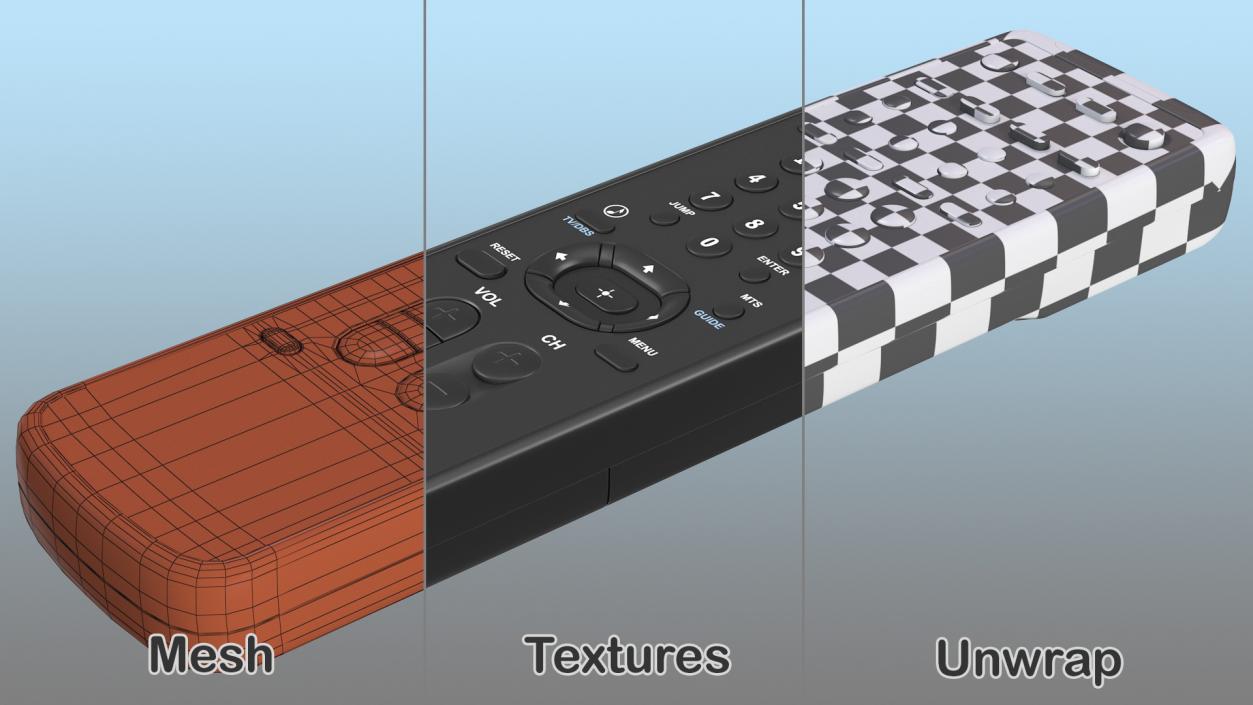 3D Sony RM-Y167 IR TV Remote Control model