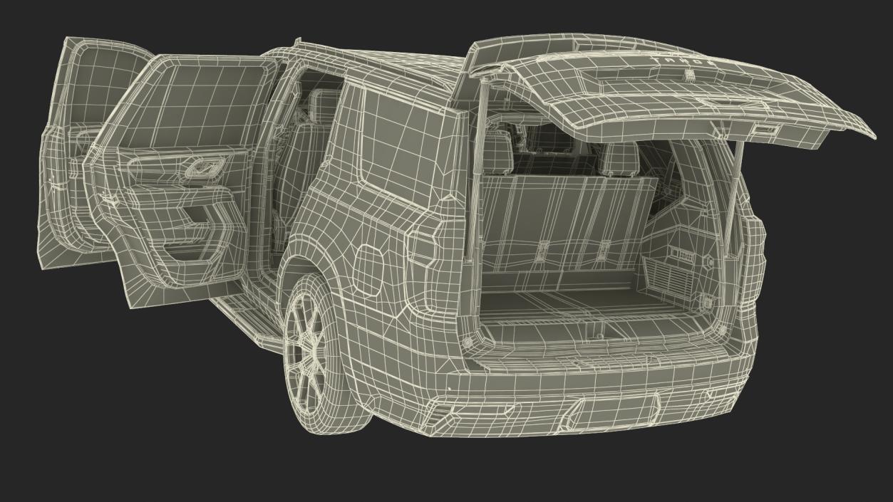 Chevrolet Tahoe 2024 Rigged 3D