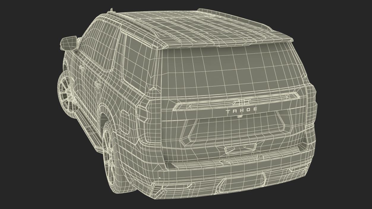 Chevrolet Tahoe 2024 Rigged 3D