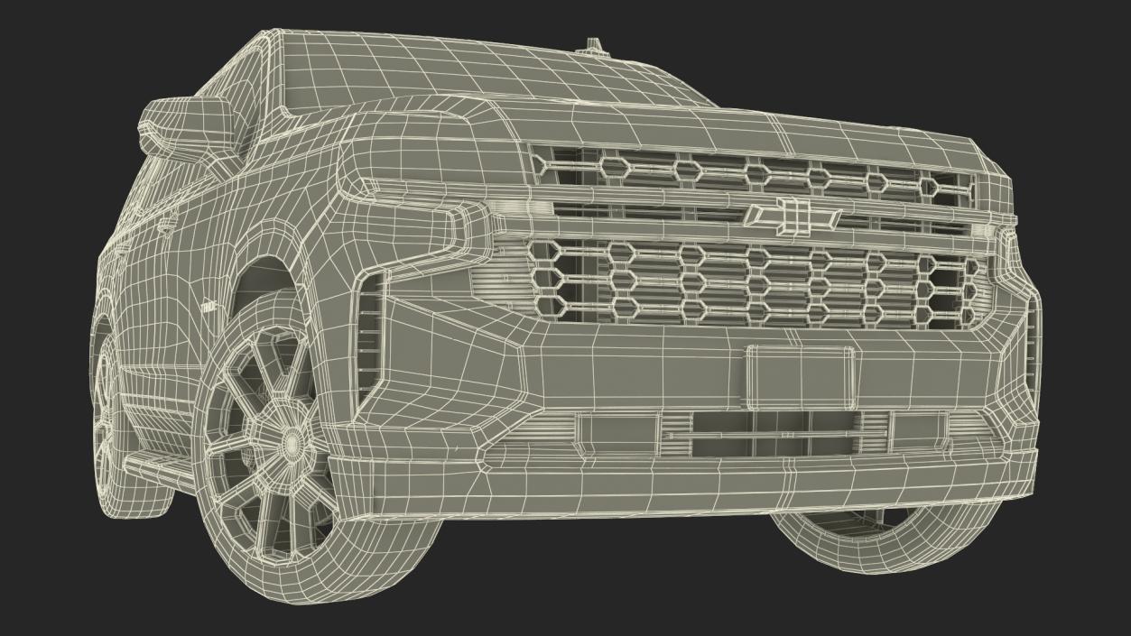 Chevrolet Tahoe 2024 Rigged 3D