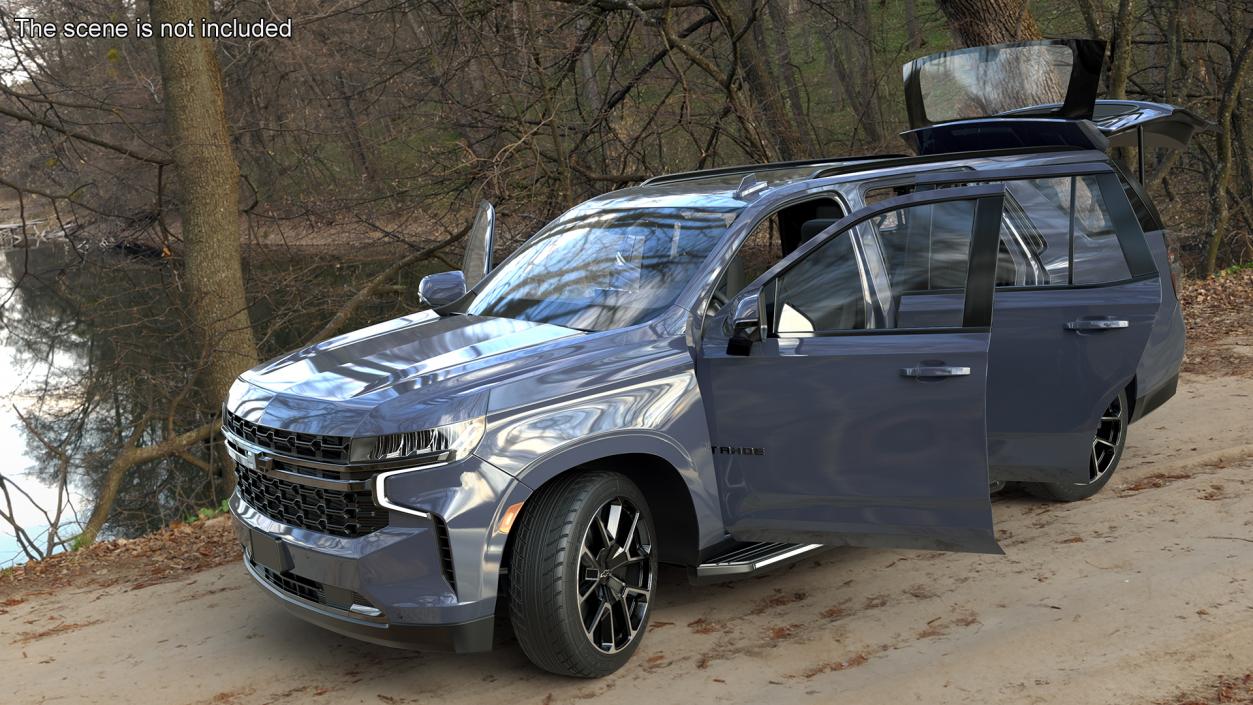 Chevrolet Tahoe 2024 Rigged 3D