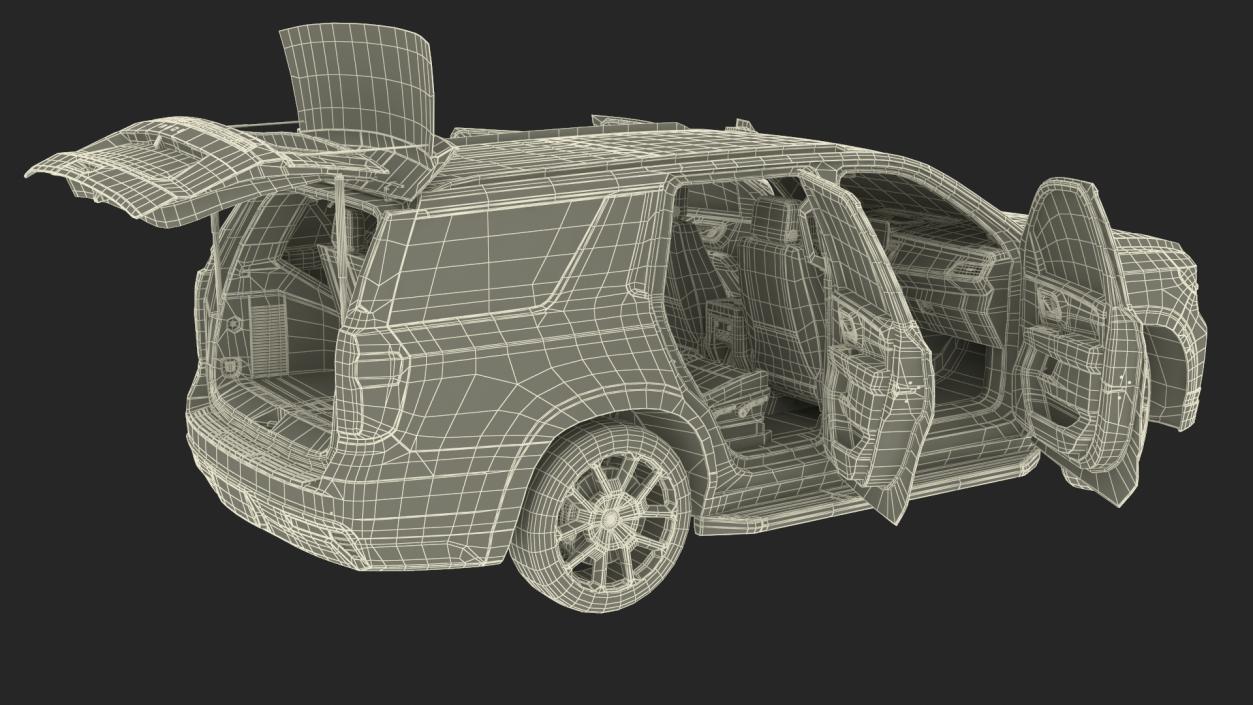 Chevrolet Tahoe 2024 Rigged 3D