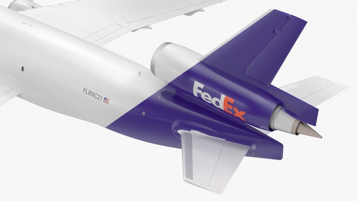 3D model McDonnell Douglas MD11 FedEx Flight