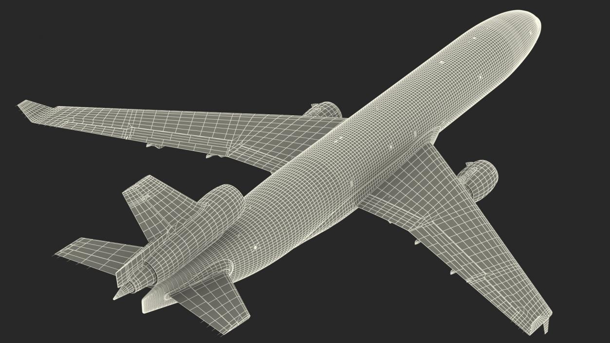 3D model McDonnell Douglas MD11 FedEx Flight