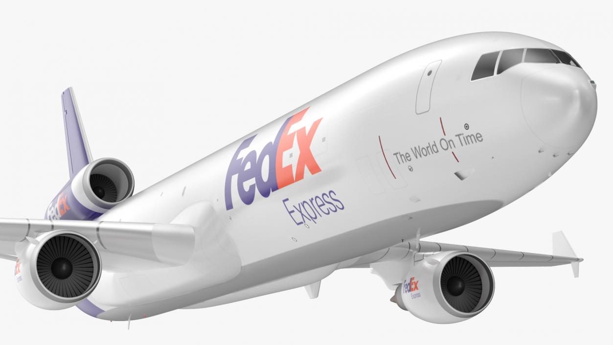 3D model McDonnell Douglas MD11 FedEx Flight