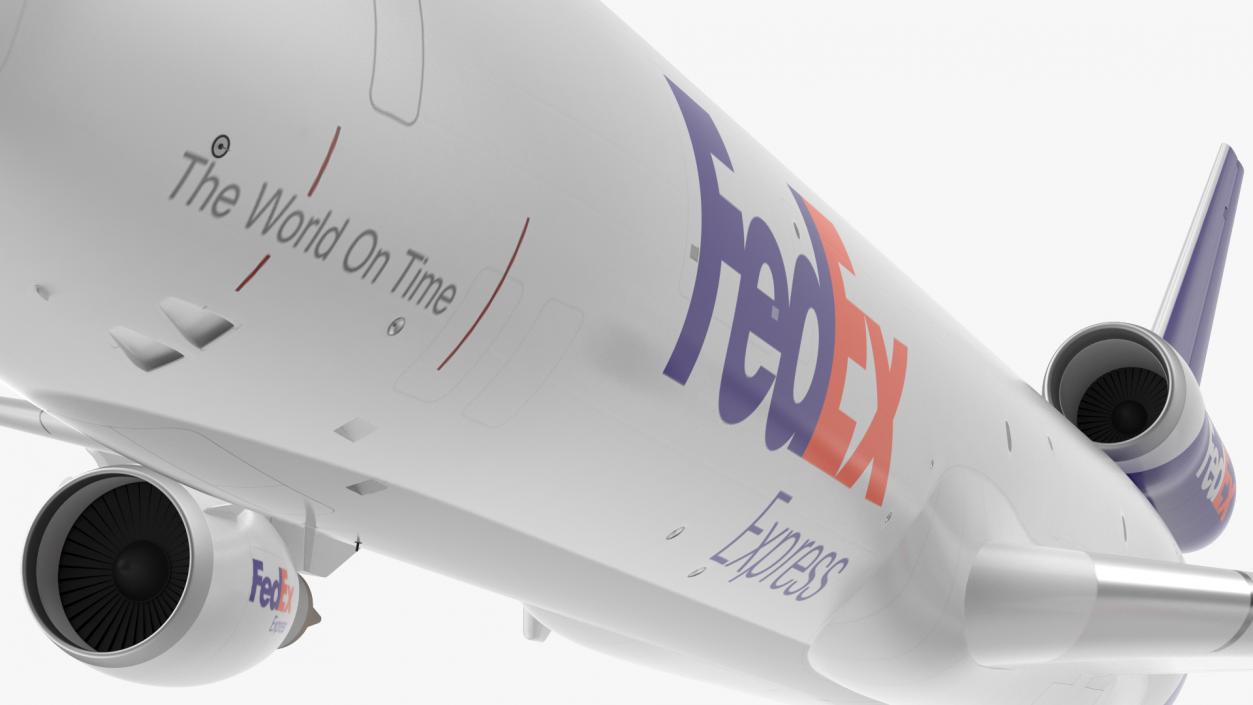 3D model McDonnell Douglas MD11 FedEx Flight