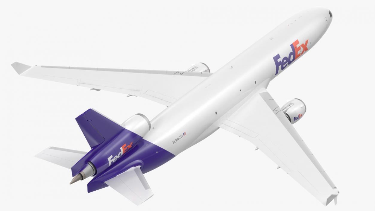 3D model McDonnell Douglas MD11 FedEx Flight