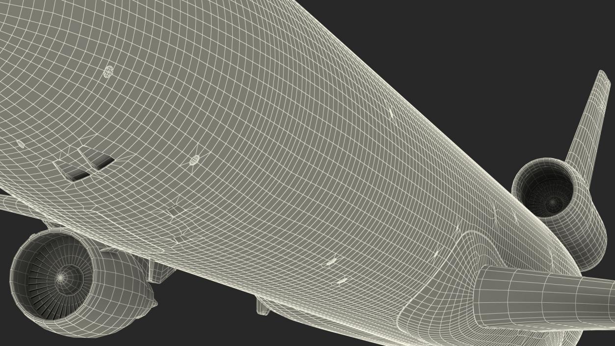 3D model McDonnell Douglas MD11 FedEx Flight