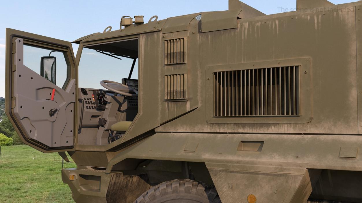 MRAP KAMAZ 63968 Typhoon 3D model