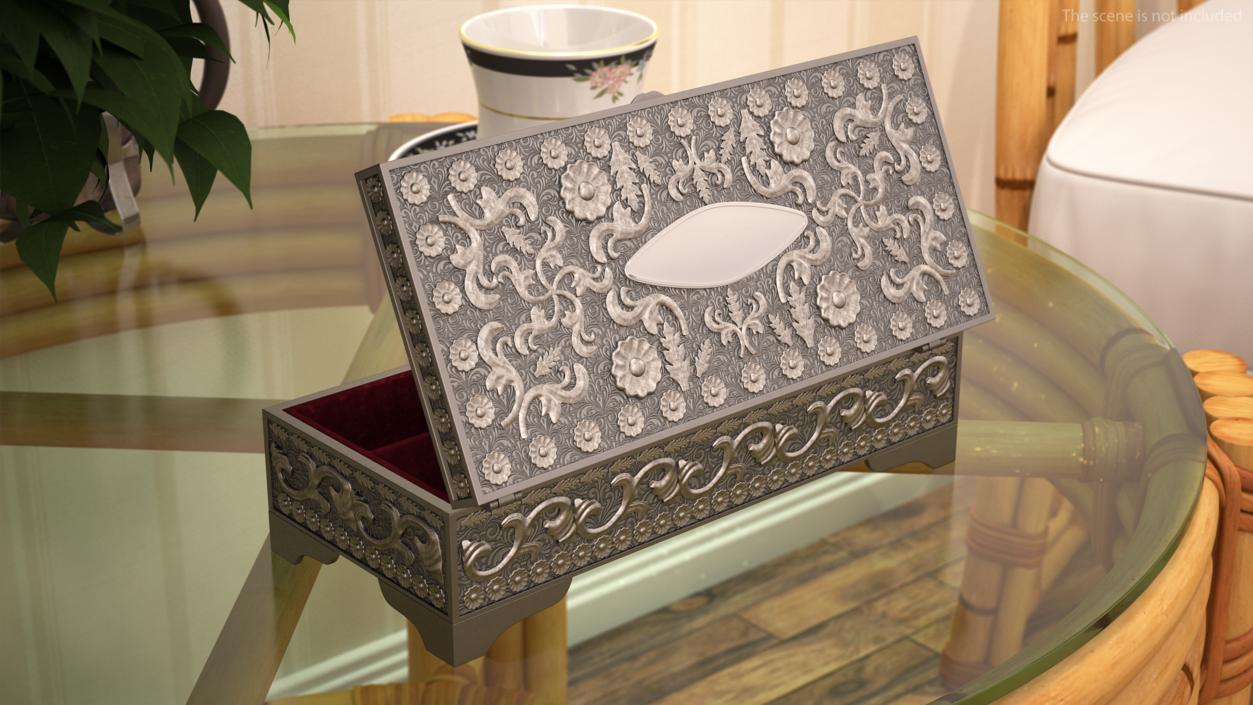 Metal Jewelry Box 3D