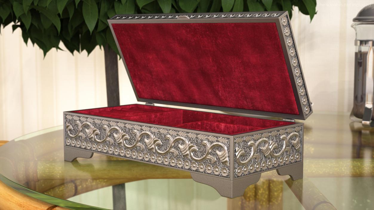 Metal Jewelry Box 3D