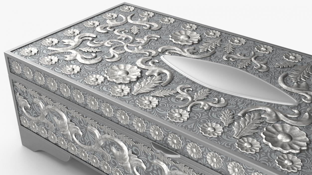 Metal Jewelry Box 3D