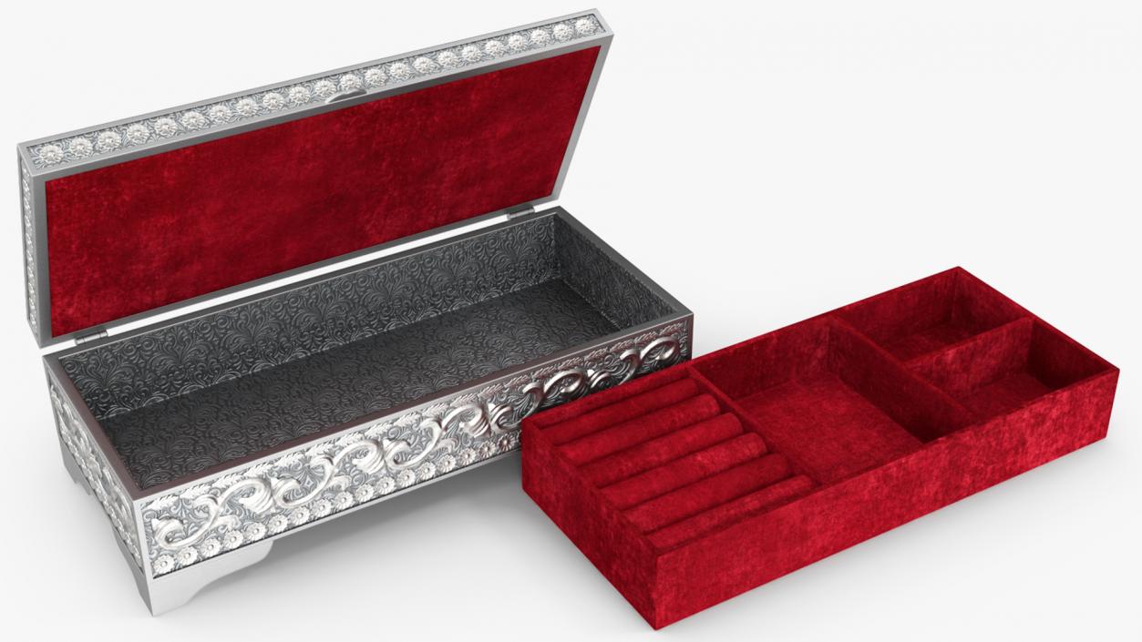 Metal Jewelry Box 3D