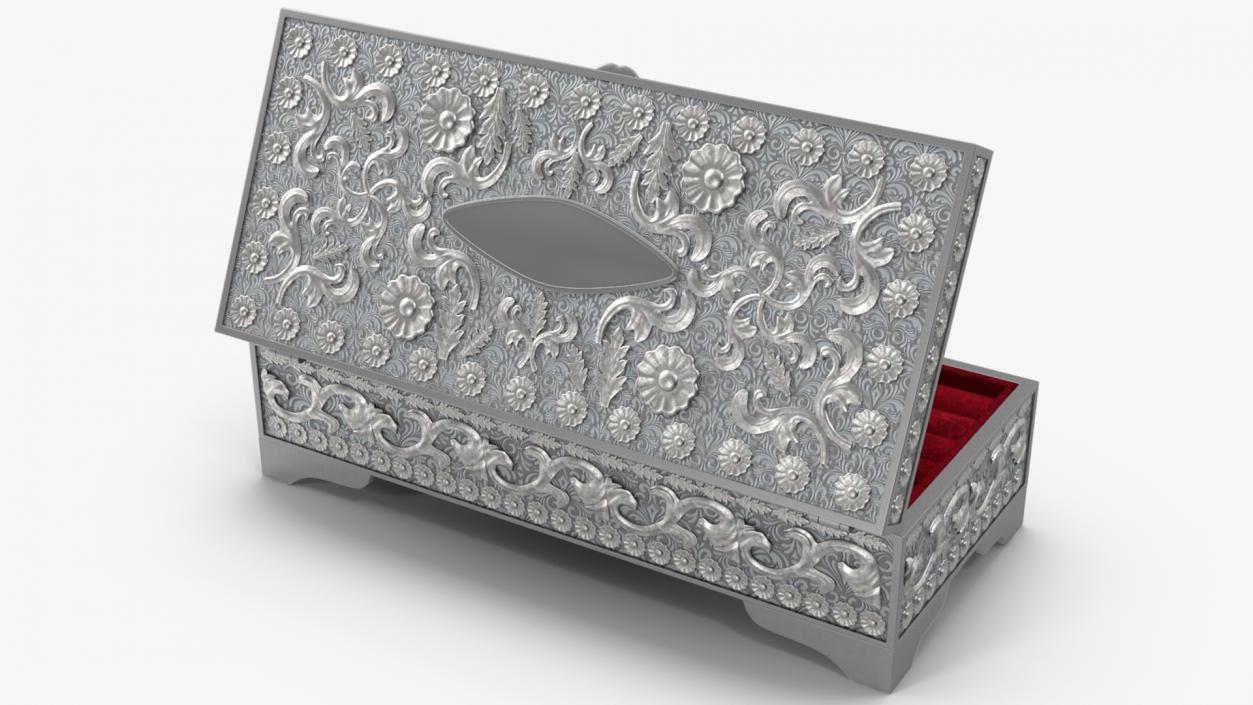 Metal Jewelry Box 3D