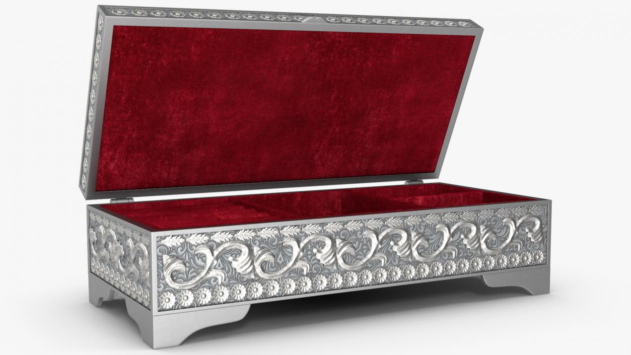 Metal Jewelry Box 3D