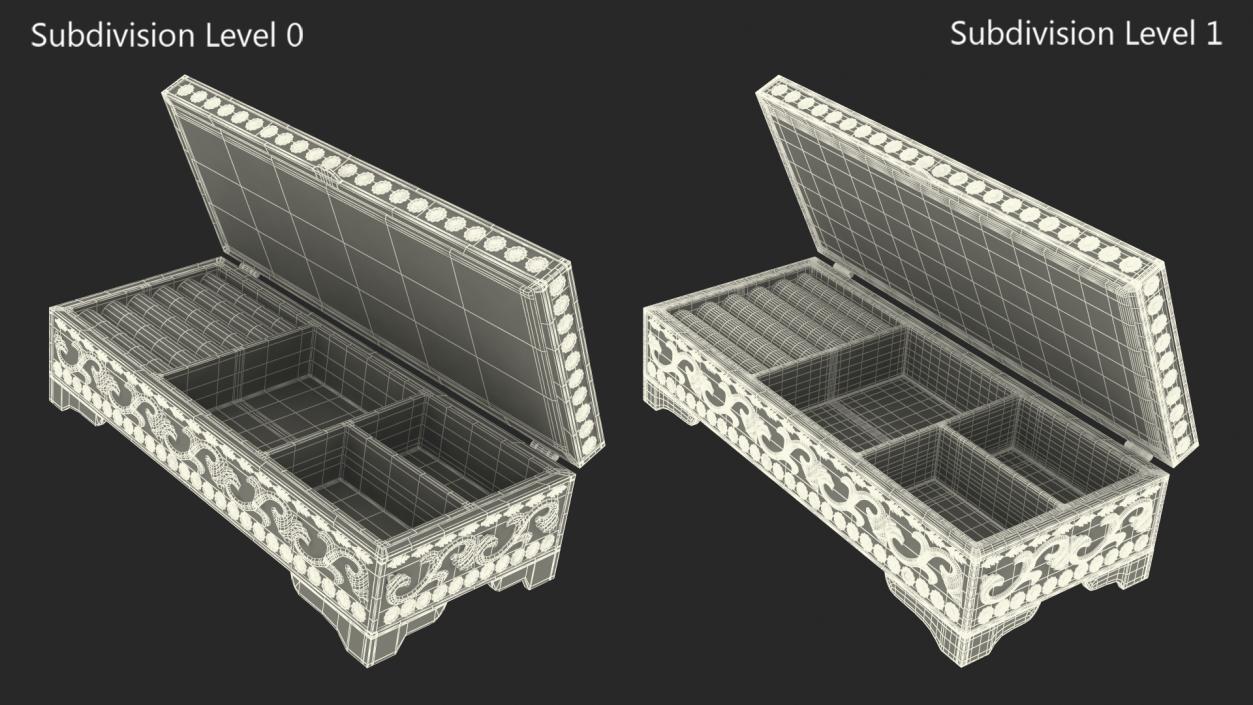 Metal Jewelry Box 3D