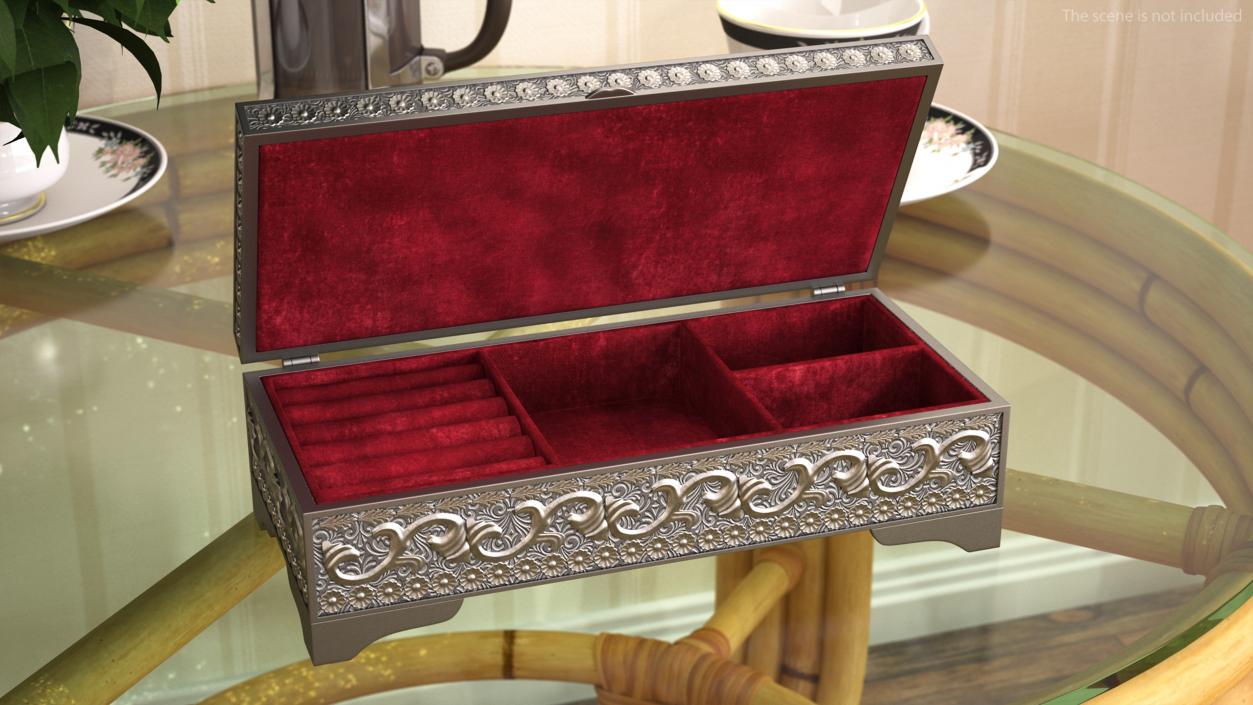 Metal Jewelry Box 3D