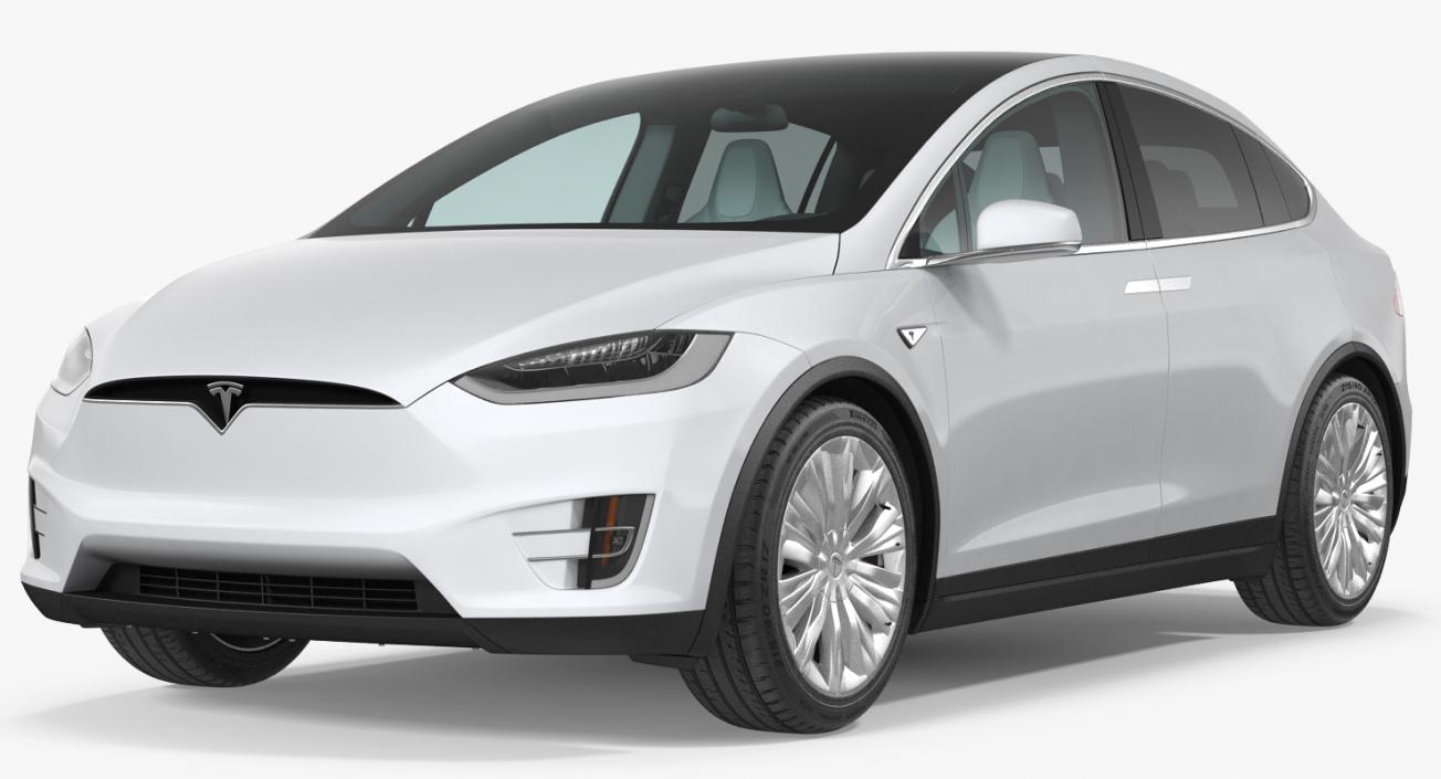 3D Tesla Model X 100D 2017 model