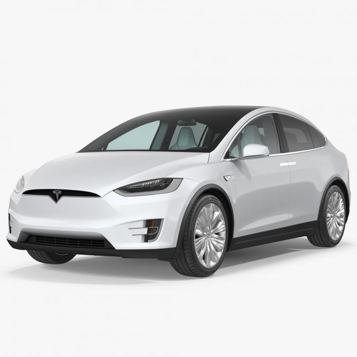 3D Tesla Model X 100D 2017 model