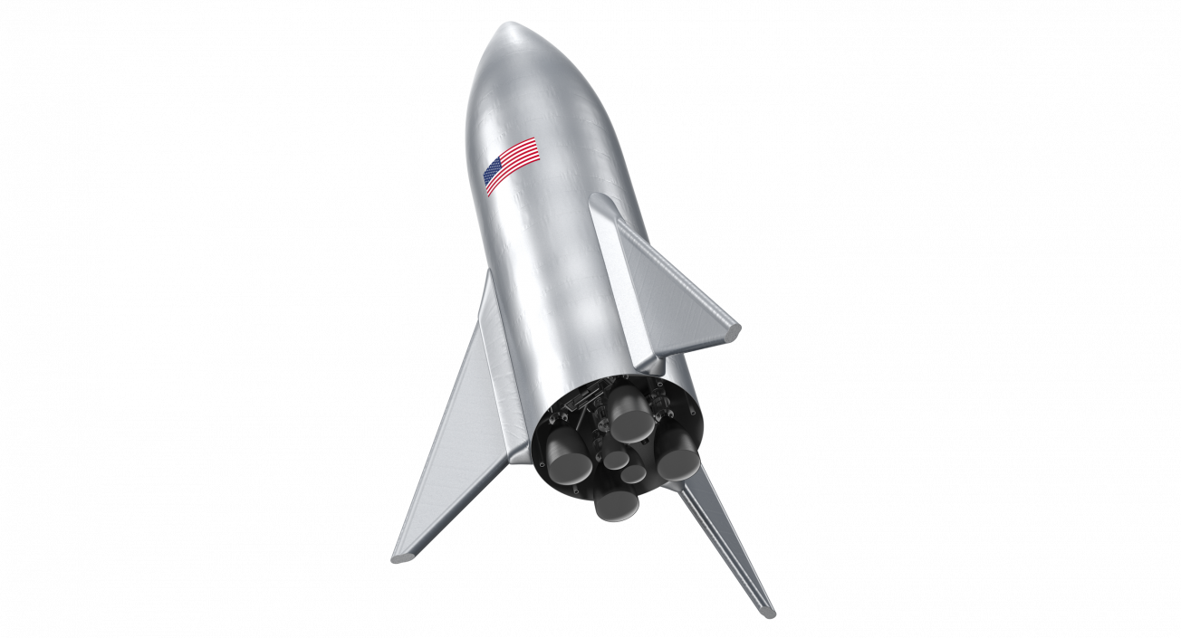 3D model Starship