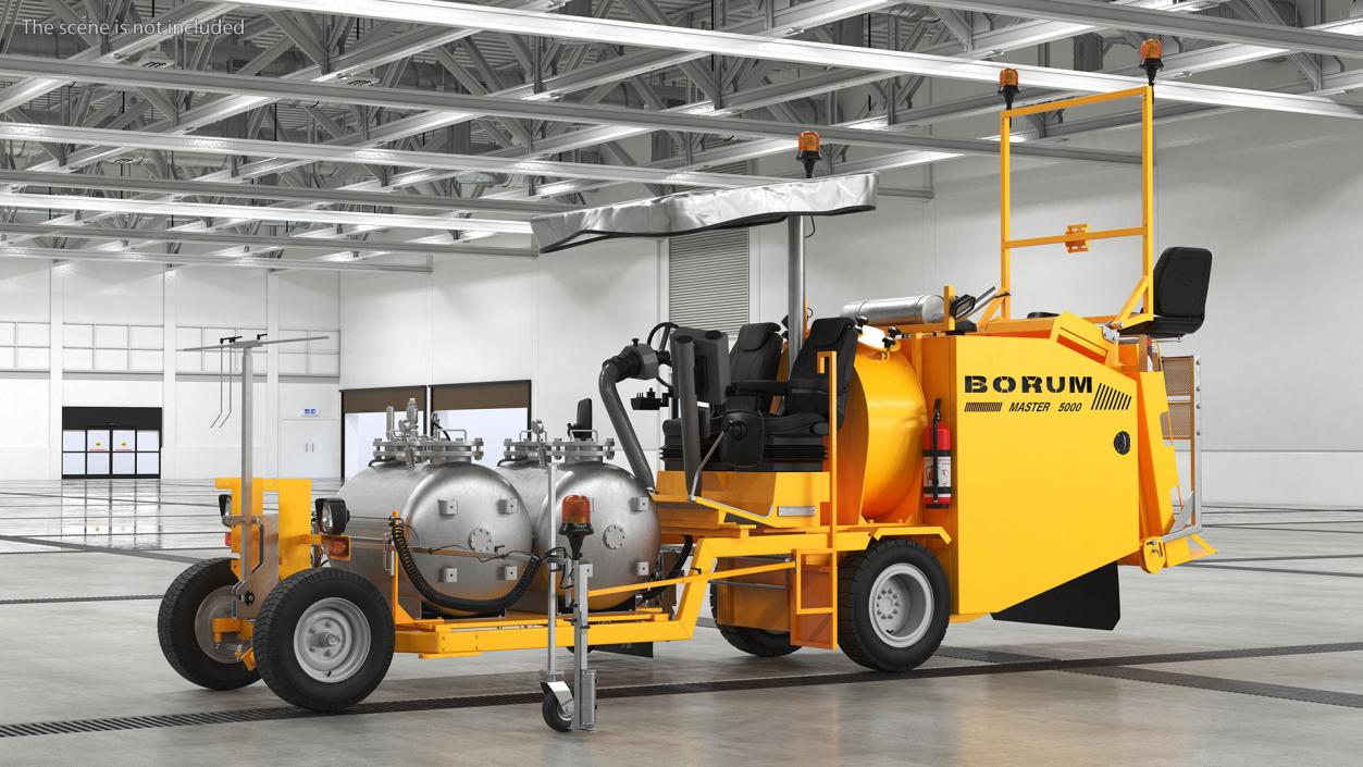 3D Road Marking Machine Borum Master 5000 model