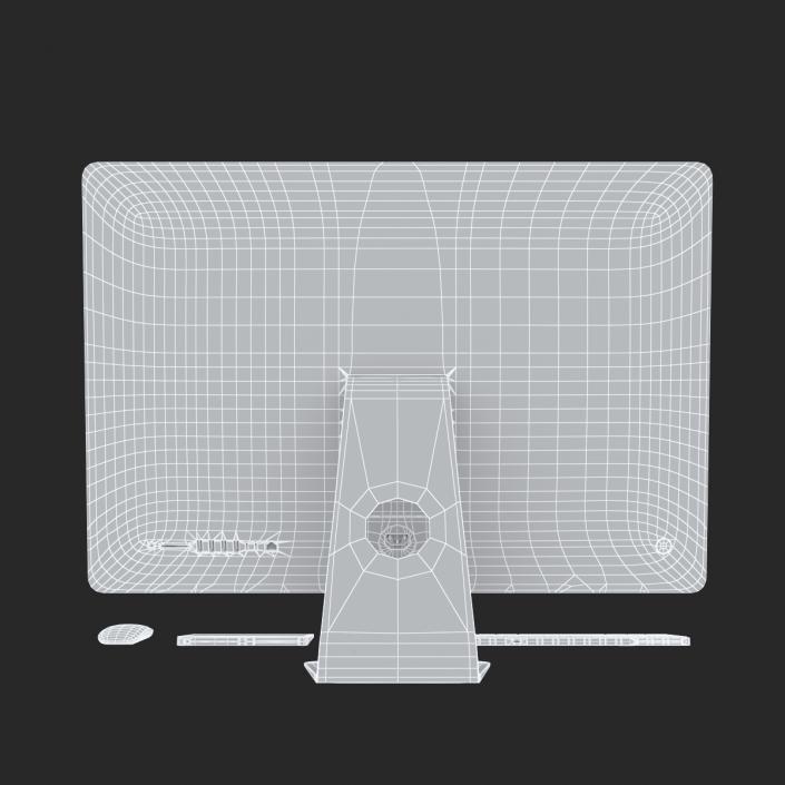 3D model Apple 27 iMac 2018 Silver