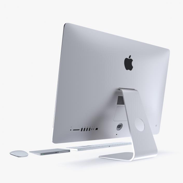 3D model Apple 27 iMac 2018 Silver