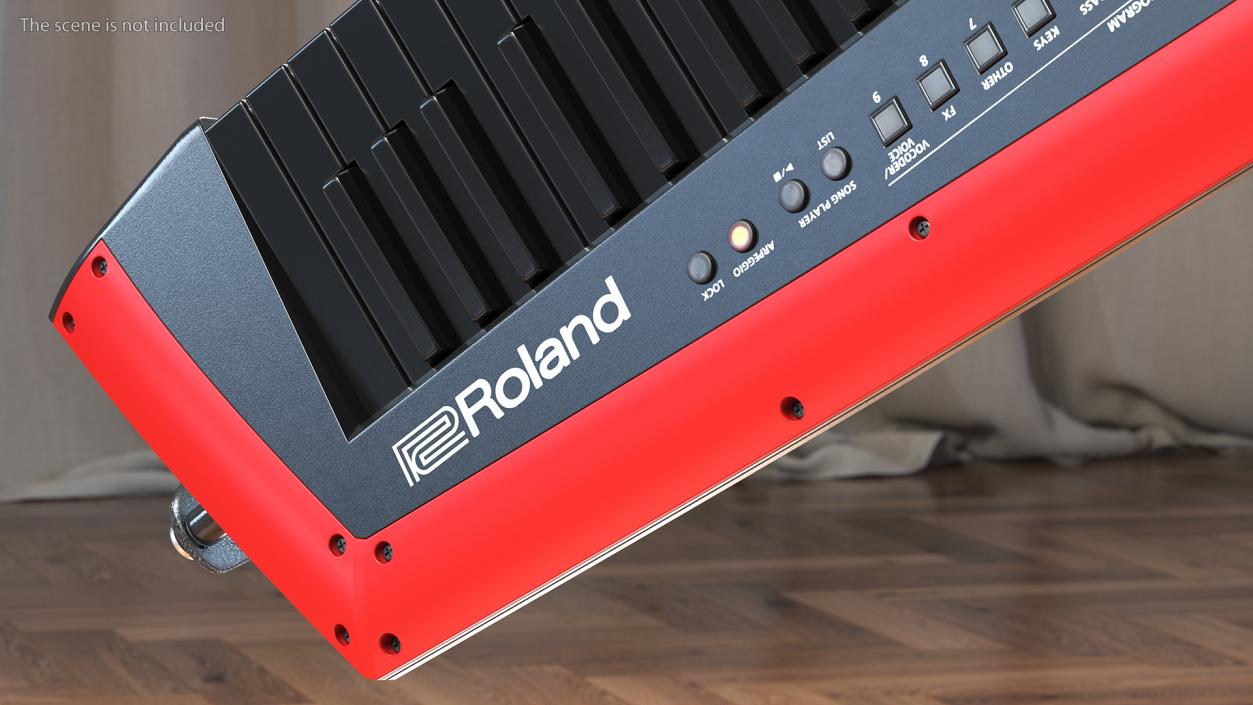 Black Keytar Roland AX Edge 3D