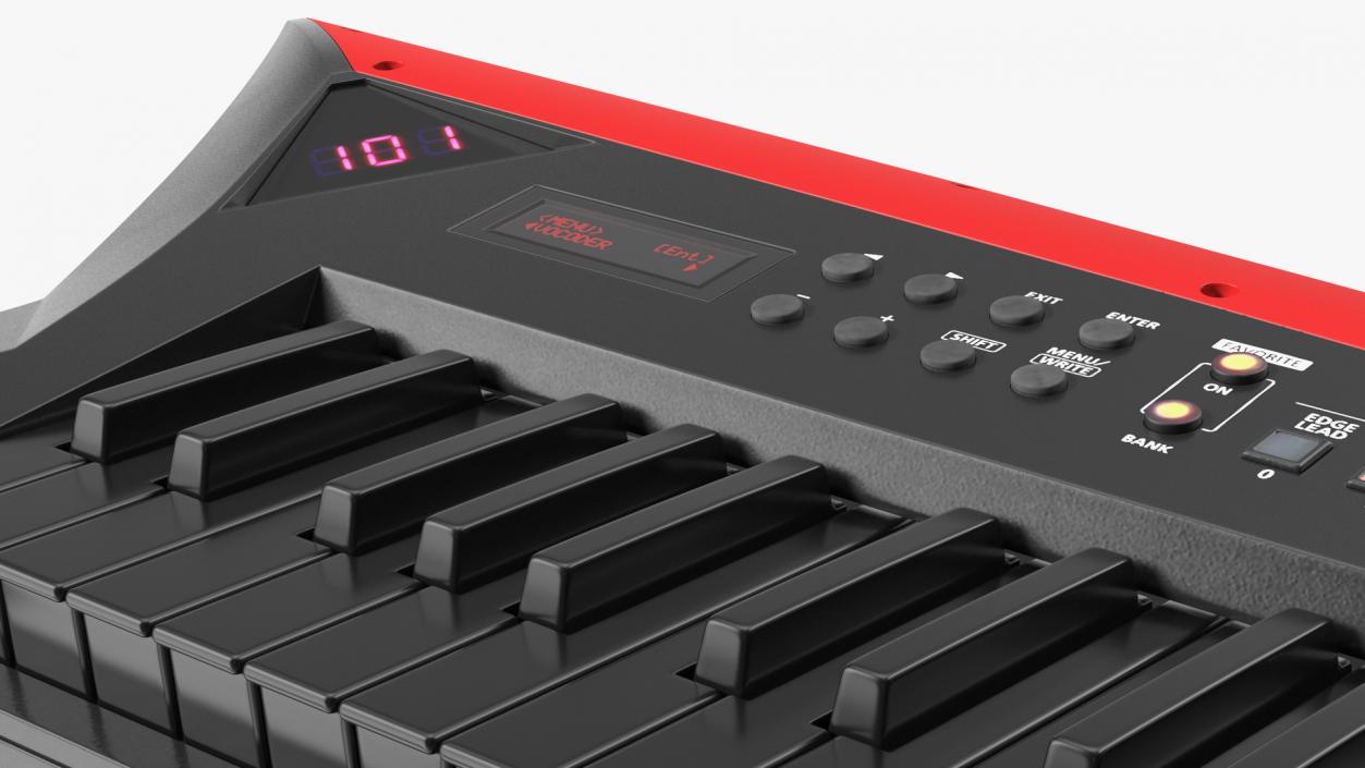 Black Keytar Roland AX Edge 3D