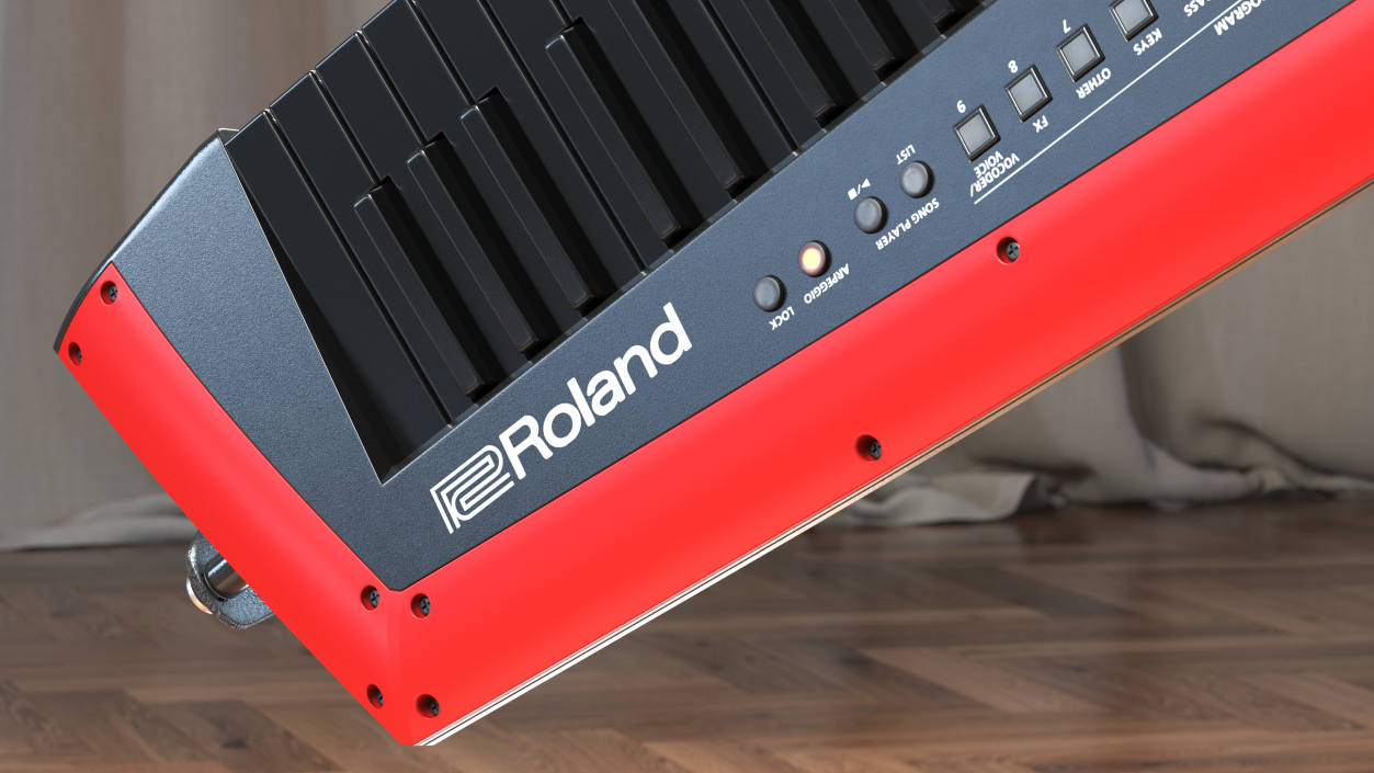 Black Keytar Roland AX Edge 3D