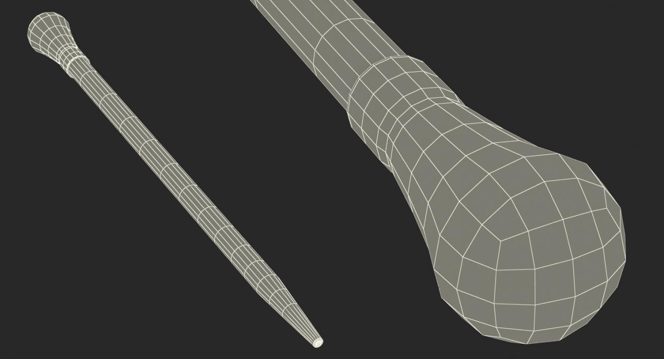 3D Pipette with Yellow Liquid