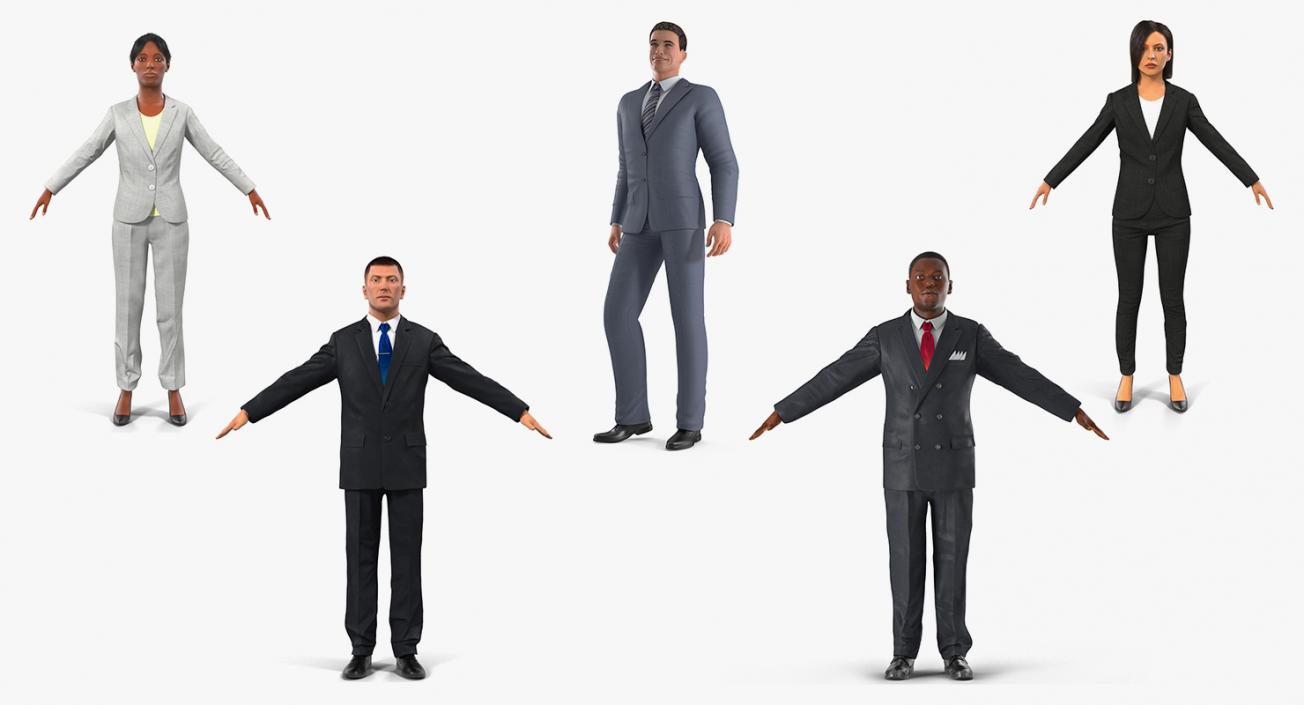 3D Business People Collection 4 model