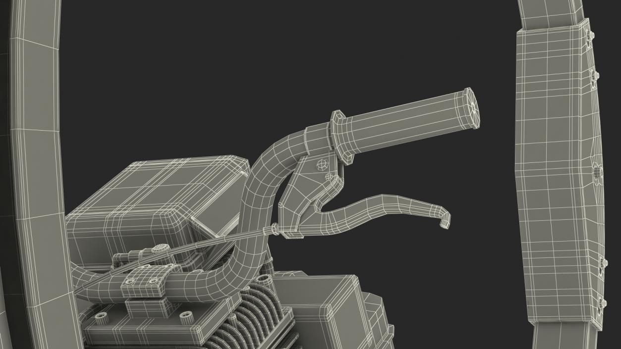 3D McLean Motorized Monocycle