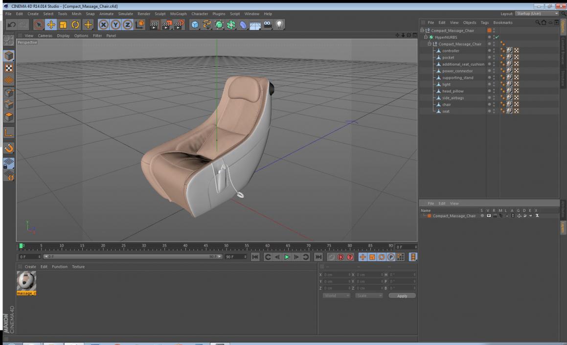 3D Compact Massage Chair