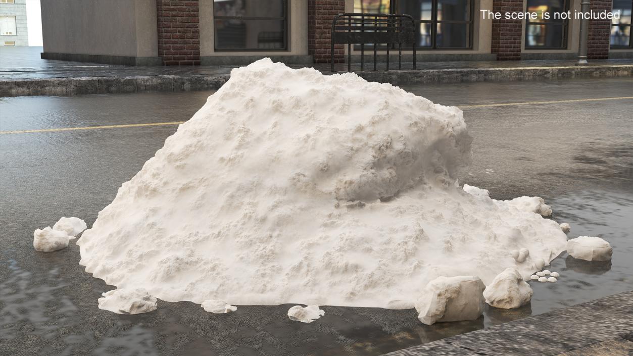 3D Snow Pile Set(1)