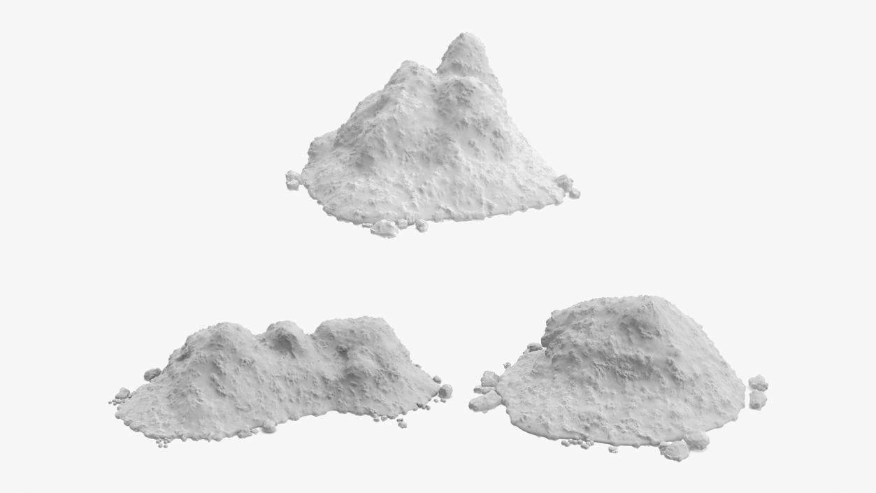 3D Snow Pile Set(1)