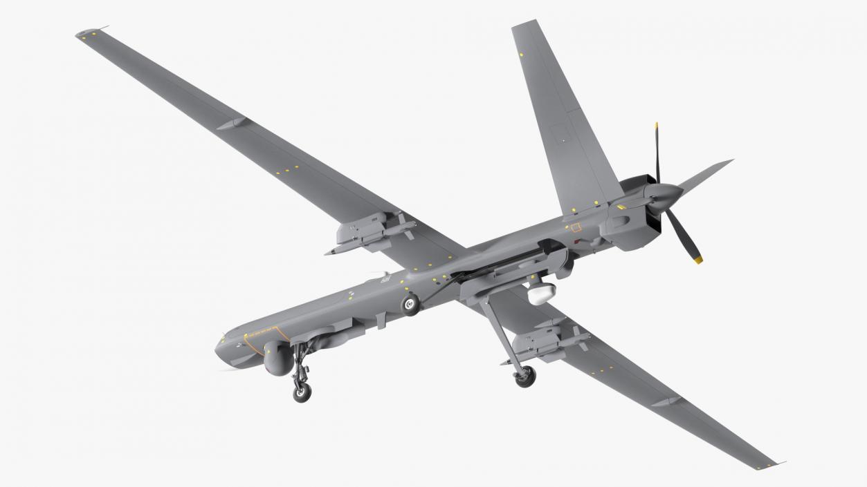 Unmanned Combat Aerial Vehicle Rigged 2 3D model