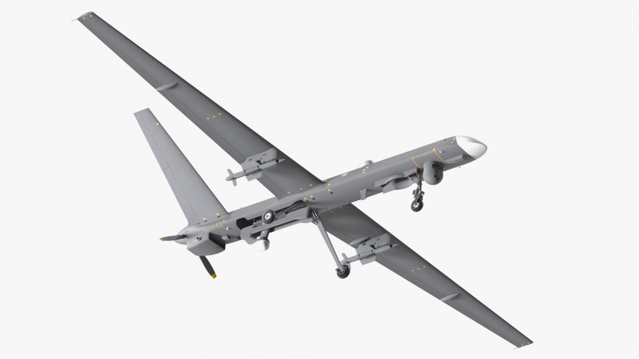 Unmanned Combat Aerial Vehicle Rigged 2 3D model