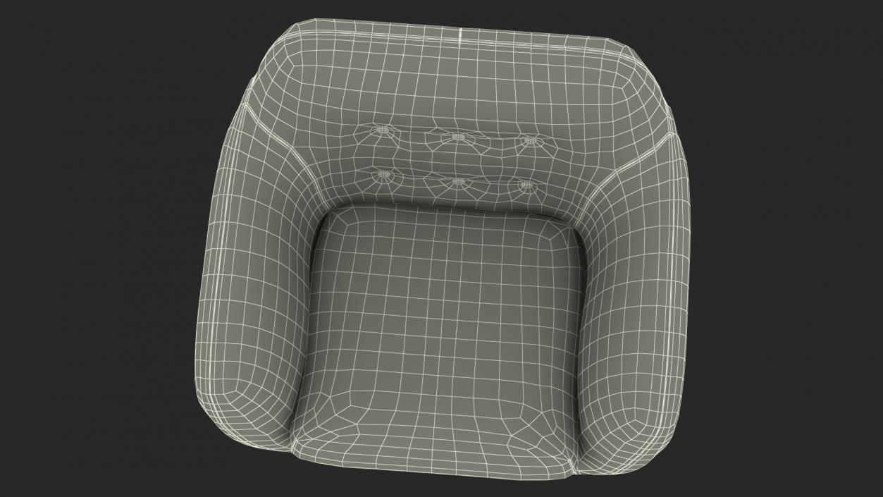 3D Red Loa Armchair