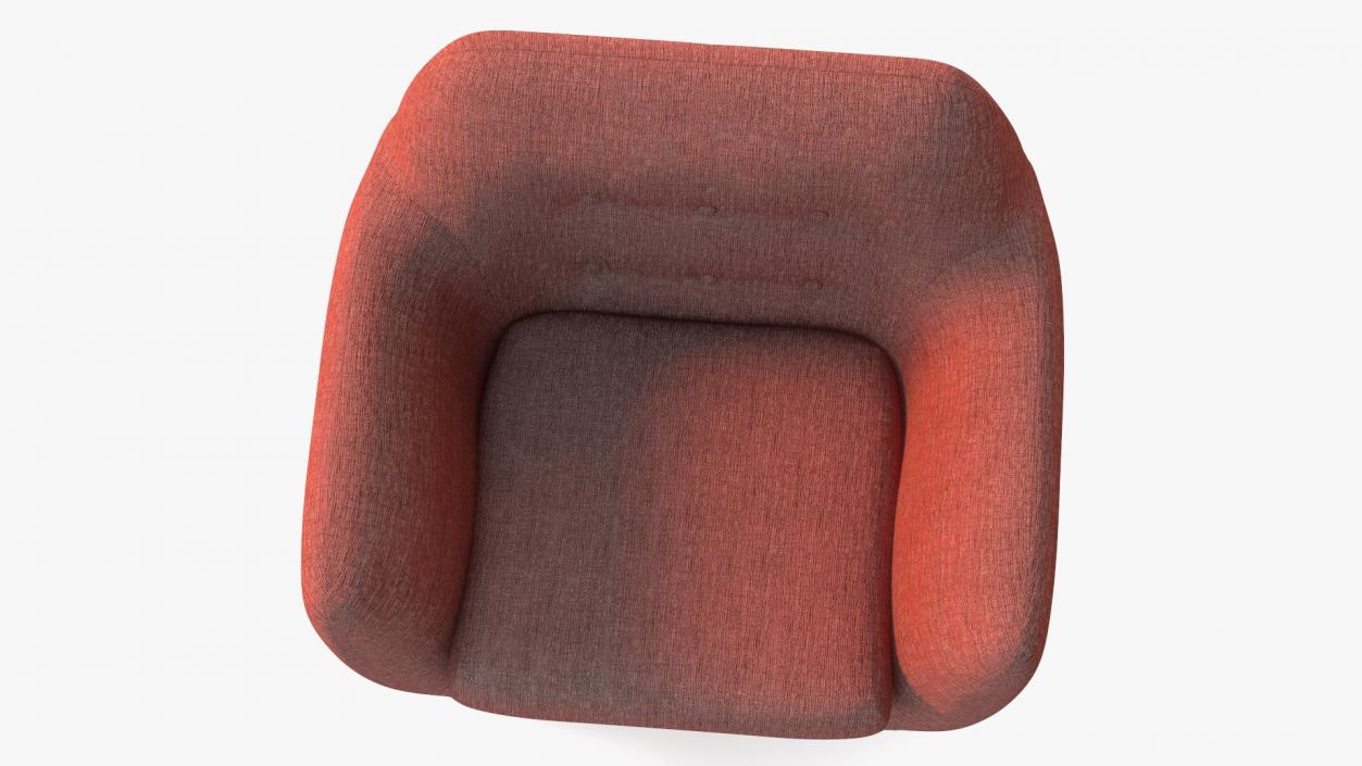 3D Red Loa Armchair