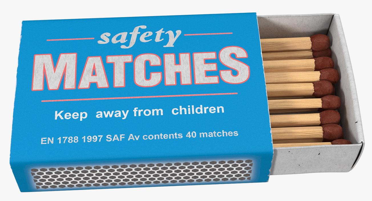 3D Matches Collection model