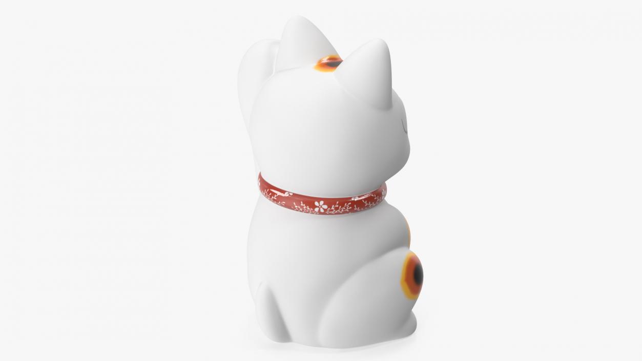 Japanese Maneki Neko Lucky Cat Figurine 3D model