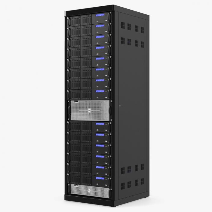 Rack Server Cabinet 3D model